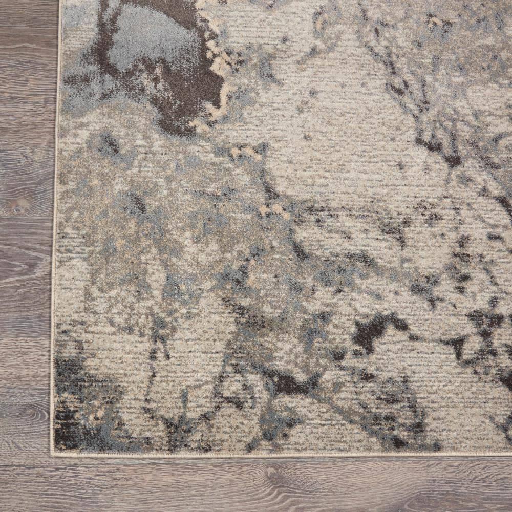 Nourison Maxell Modern Abstract Indoor Area Rug Grey 2'2" x 10'