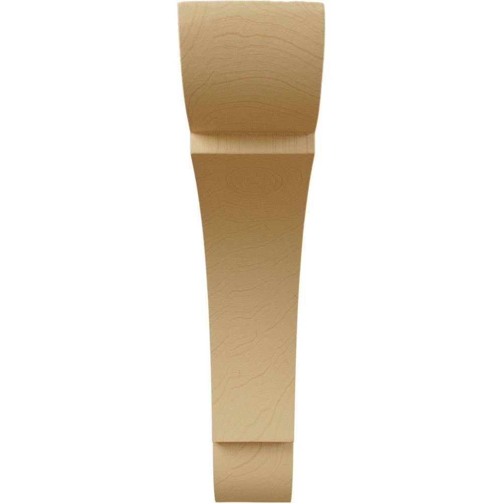 Ekena Millwork BKTW01X08X08OLAL Medium Olympic Wood Wood Brackets, 1 3/4"W x 8"D x 8"H , Alder