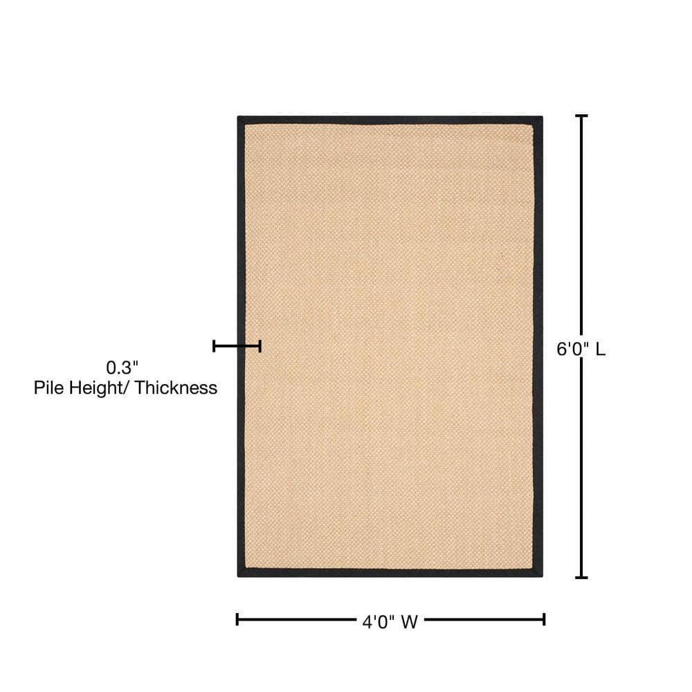 Trinidad Natural Fiber Sisal Pile Solid Color Rug