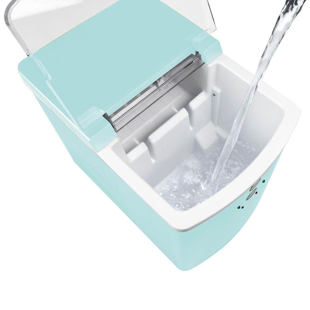 Igloo 33-Pound Automatic Portable Countertop Ice Maker Machine, Aqua
