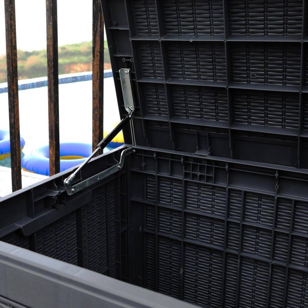 GUNJI GUNJI 100 Gallon Water Resistant Resin Lockable Deck Box