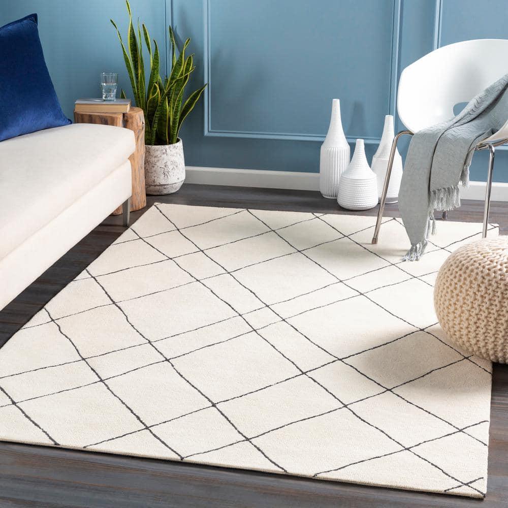 Seaton Wool Black/Cream Rug