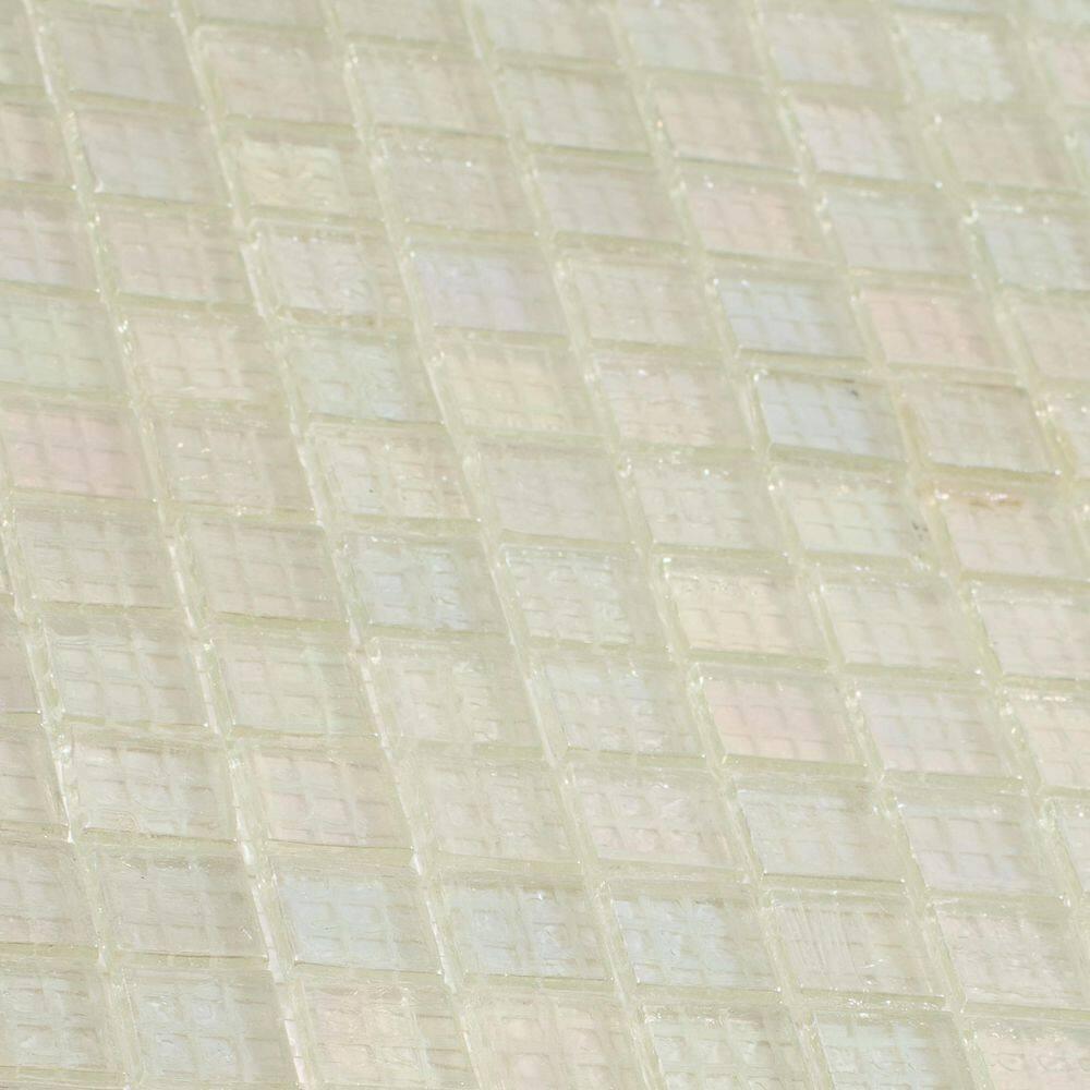 Skosh 0.6" x 0.6" Glass Grid Mosaic Wall & Floor Tile