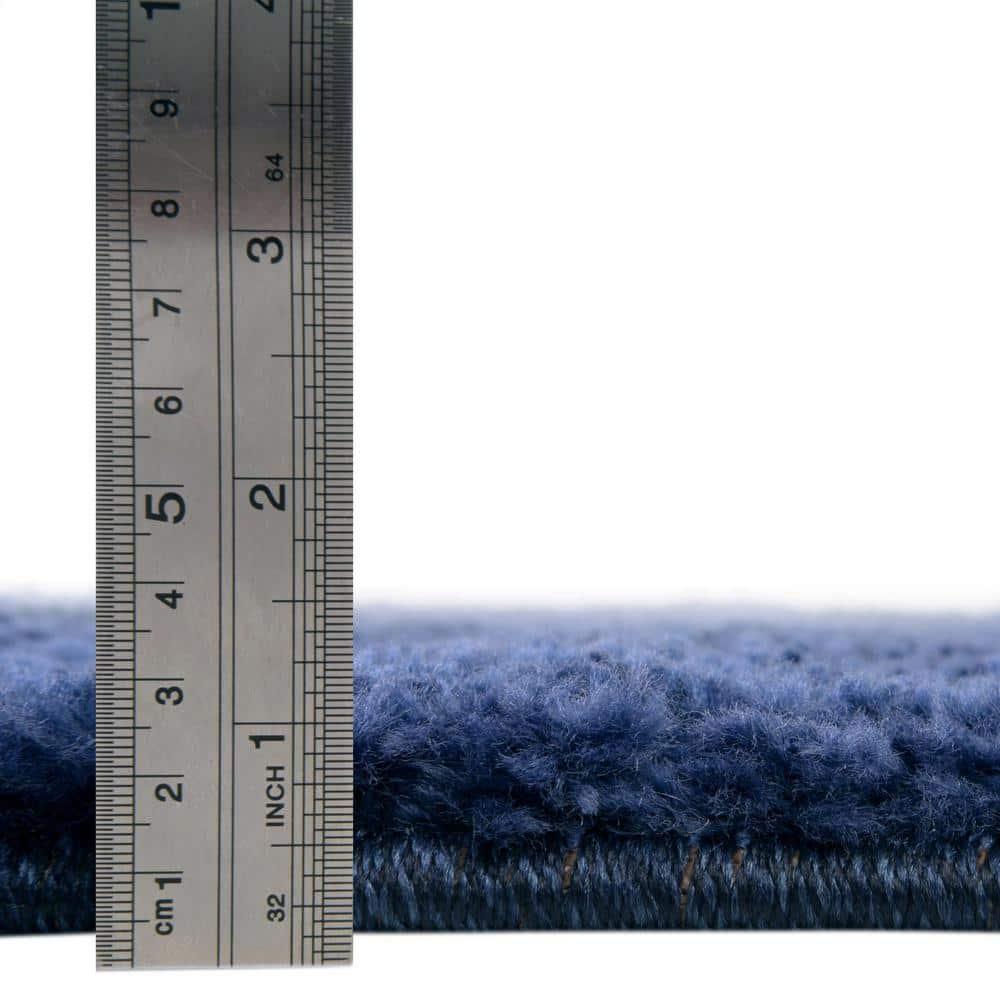 Unique Loom 10' 0 x 13' 0 Solo Calabasas Navy Blue Area Rug