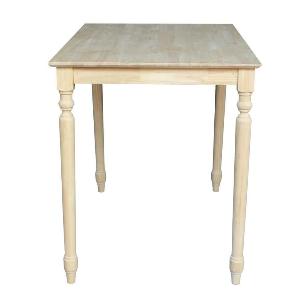 International Concepts Turned Counter Height Solid Wood Dining Table
