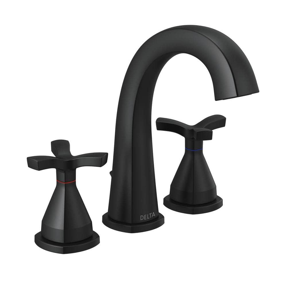 Stryke Widespread Bathroom Faucet with Drain Assembly and DIAMOND™ Seal Technology