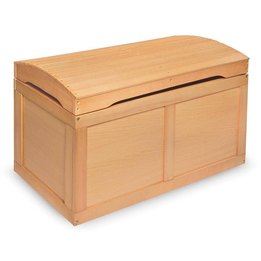 Badger Basket Hardwood Barrel Top Toy Chest - Natural