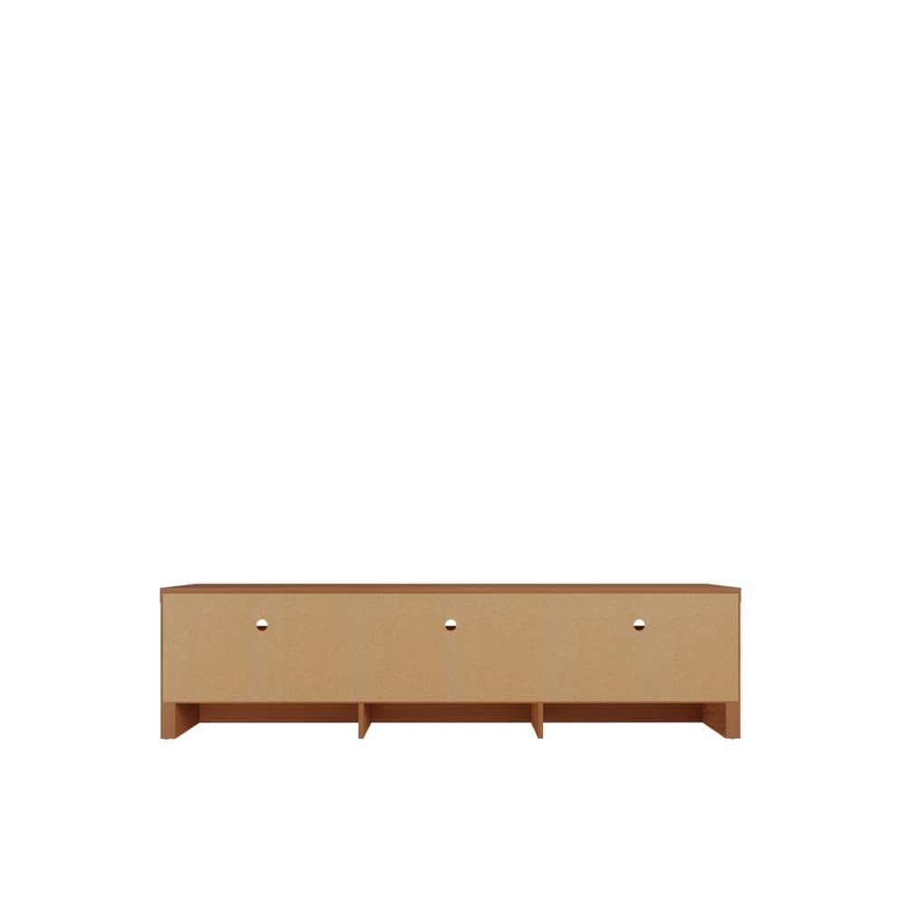 Sylvan TV Stand for TVs up to 60" Cream - Manhattan Comfort: Modern Media Console with Storage, Cable Management