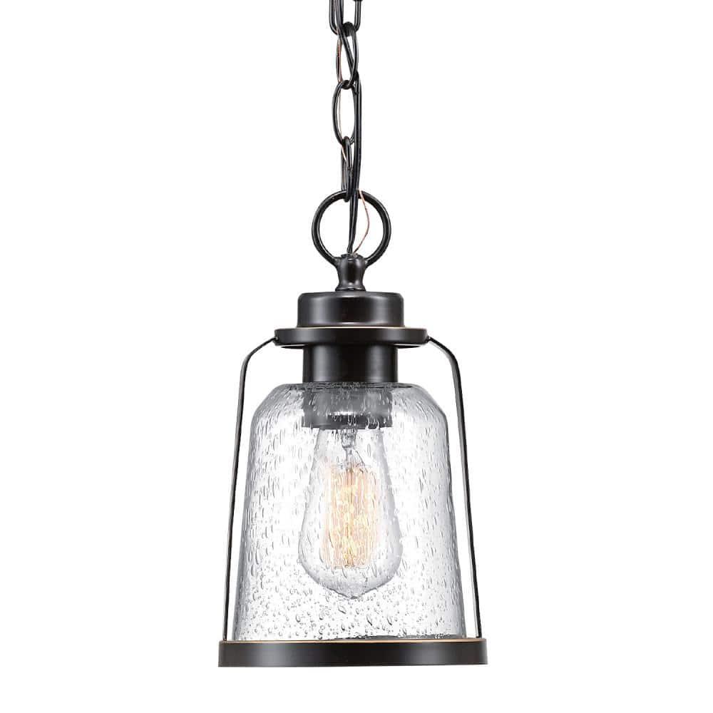 1 - Light Oil Rubbed Bronze Single Pendant