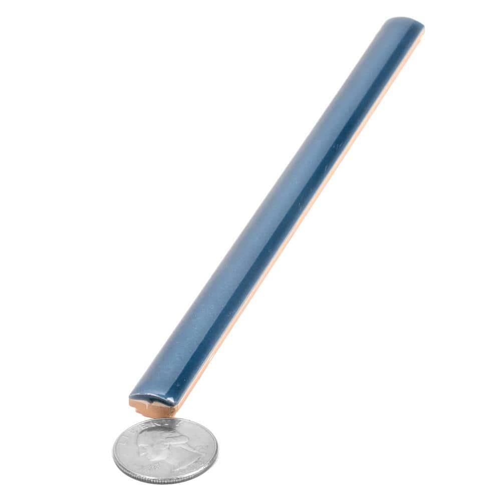 Apollo Tile Silken 7.9'' L x 0.5'' W Ceramic Round Tile Trim (Set of 10)