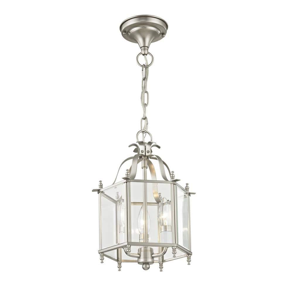Livex Lighting Livingston 3 - Light Chandelier in  Brushed Nickel