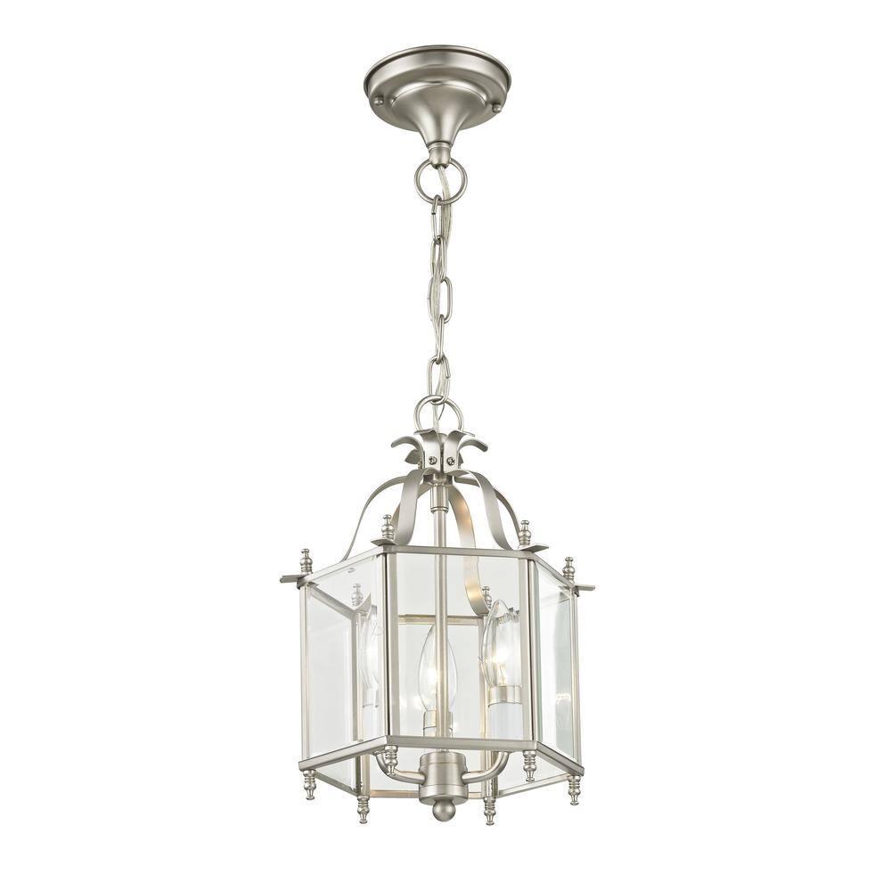 Livex Lighting Livingston 3 - Light Chandelier in  Brushed Nickel