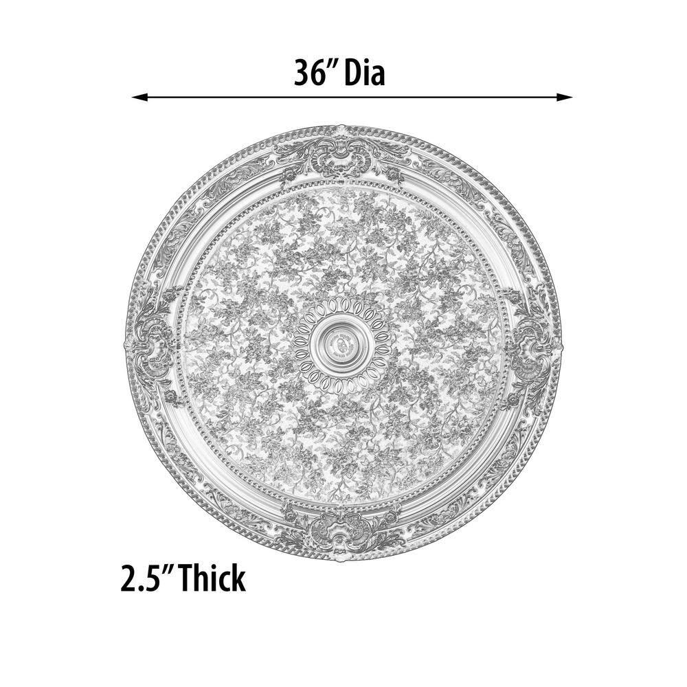 Round Chandelier Ceiling Medallion