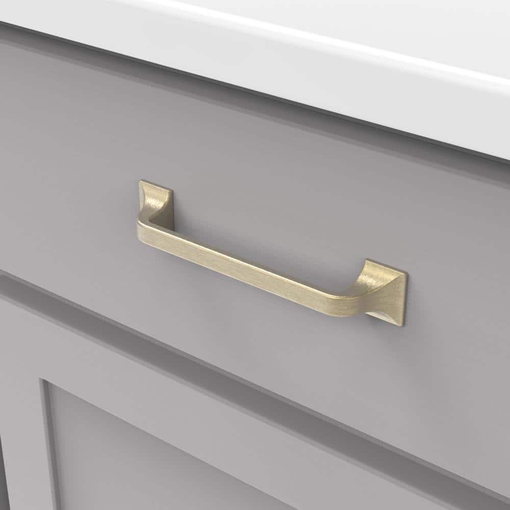 Hickory Hardware Forge  Kitchen Cabinet Handles, Solid Core Drawer Pulls for Cabinet Doors, 5-1/16" (128mm) (Set of 10)