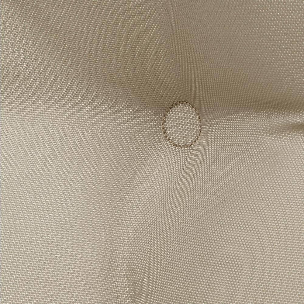 19"x19" 2pc Outdoor Seat Cushion Set Khaki - Classic Accessories: Water-Resistant, Tufted, Hand Washable