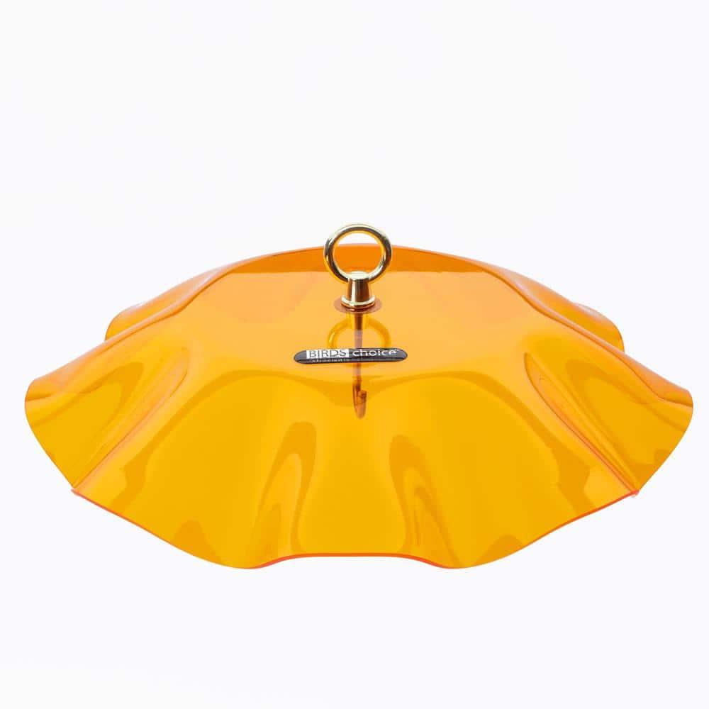 Birds Choice Birds Choice 13" Acrylic Bird Feeder Weatherguard, Yellow