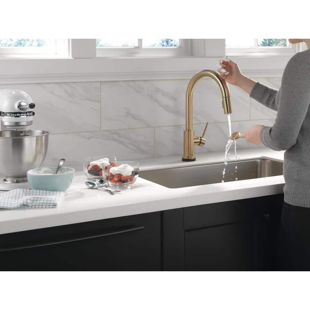 Trinsic Pull Down Sprayer Touch Kitchen Sink Faucet, Touch Control Kitchen Faucet