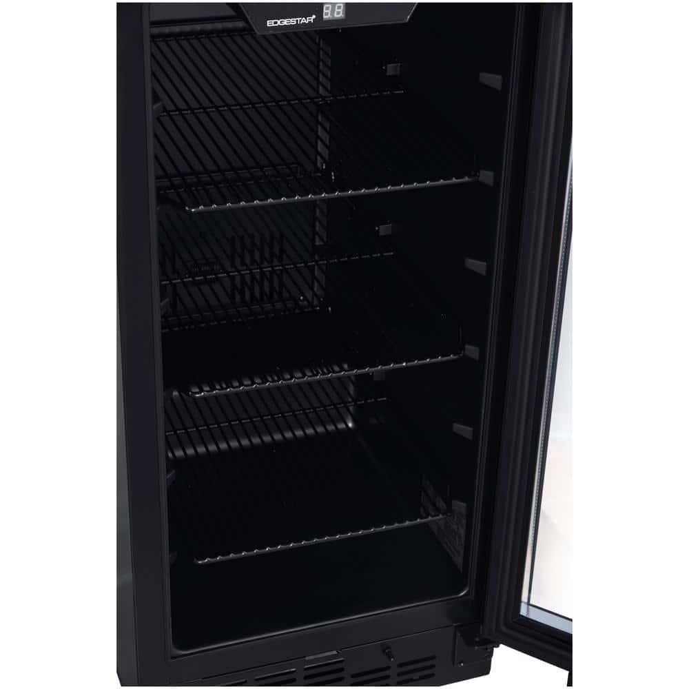EdgeStar BBR901BL 15 Inch Wide 80 Can Built-In Beverage Center with Slim Design