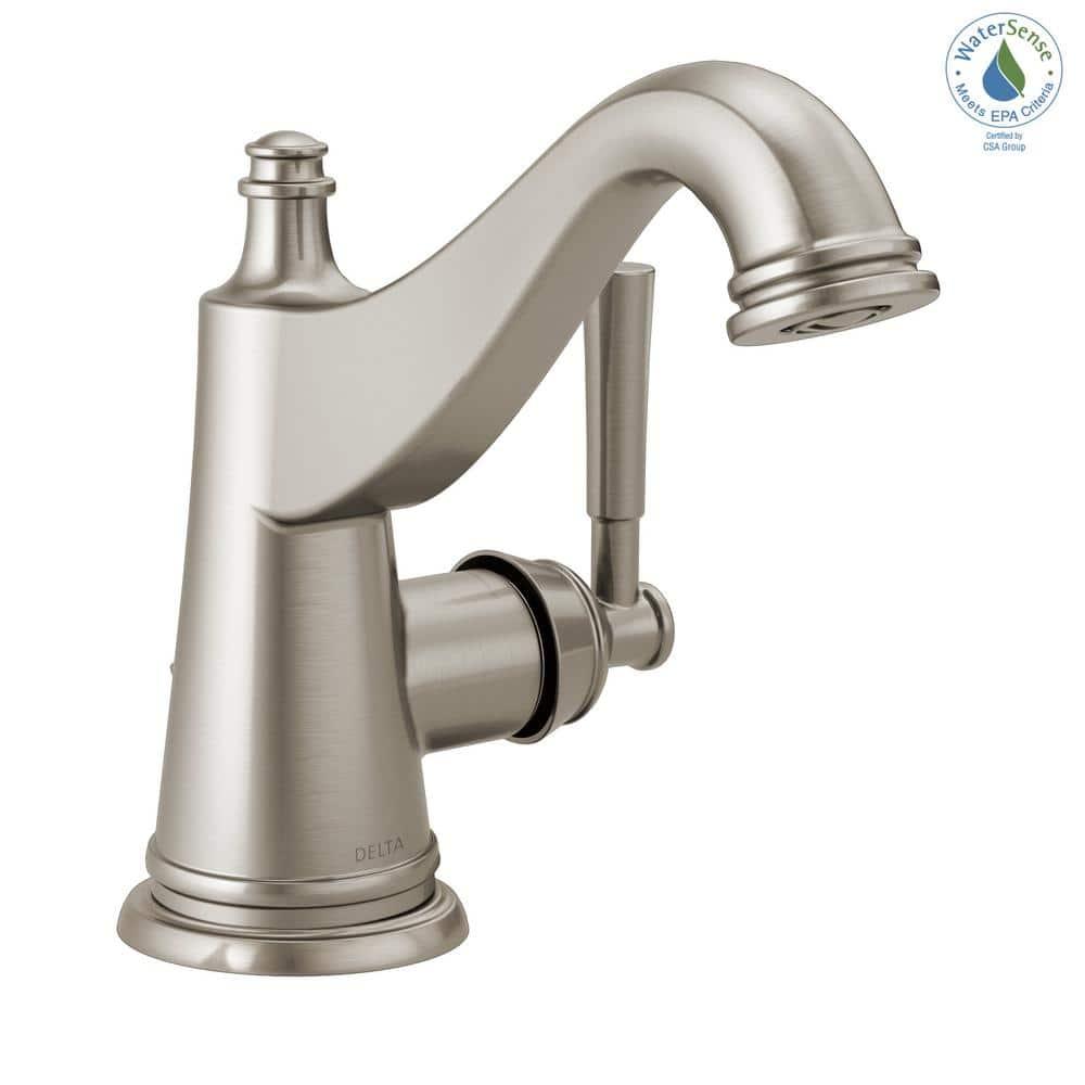 Mylan Single Hole Bathroom Faucet with Drain Assembly, Single Handle Bathroom Sink Faucet