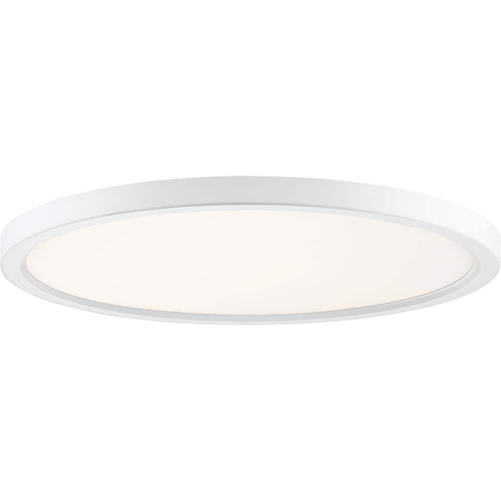 Quoizel Lighting Outskirts 1 - Light Flush Mount in  Fresco