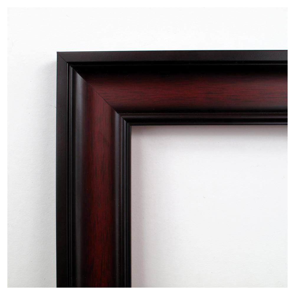 Amanti Art Rubino Cherry Scoop Wood Picture Frame Opening Size 11x14 in. (Matted To 8x10 in.)