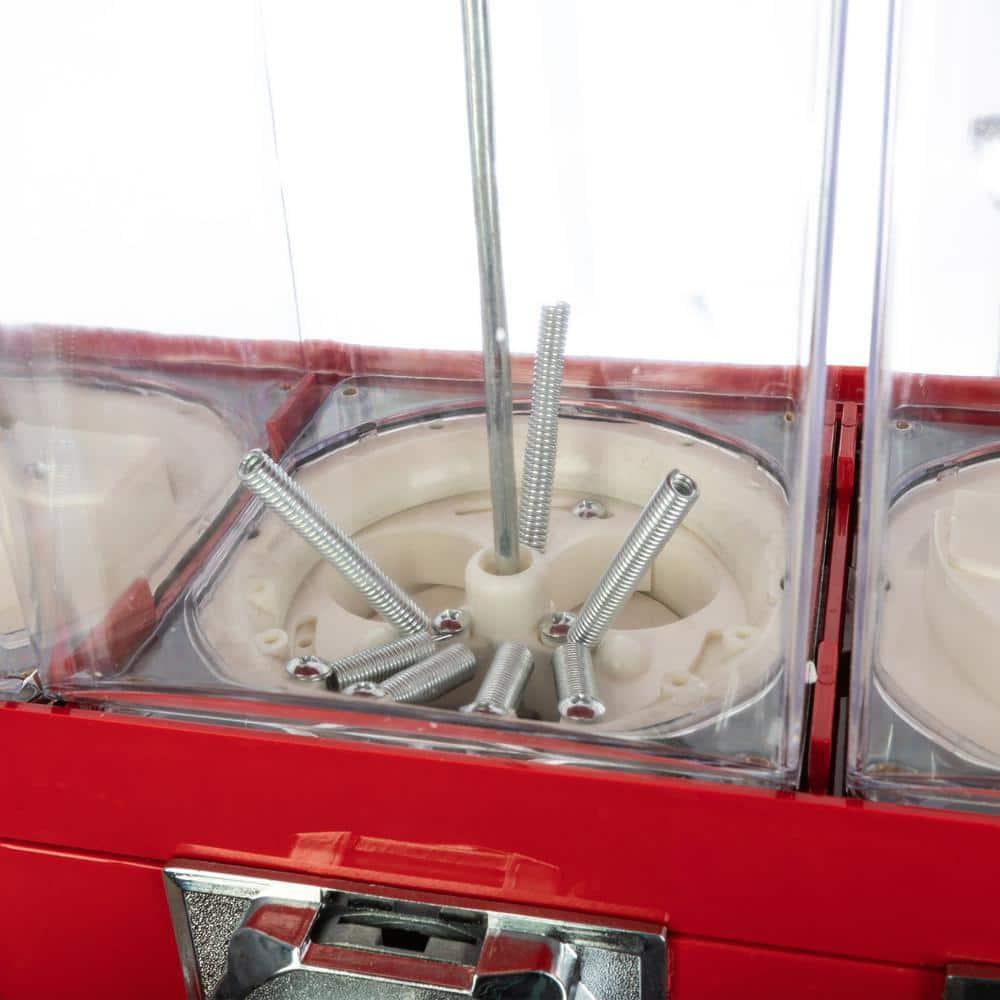 Great Northern Popcorn Great Northern Popcorn Triple Gumball Machine with Stand Red