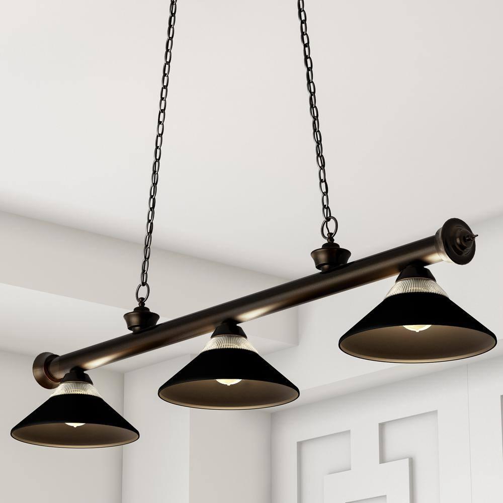 Z-Lite Riviera 3 - Light Island Pendant Light in  Bronze