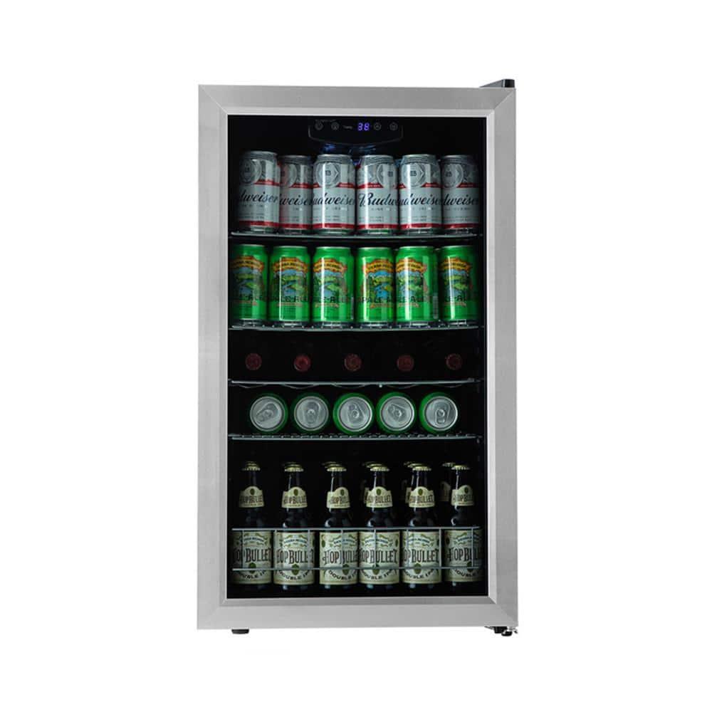 EdgeStar EdgeStar 18.88'' W Convertible 105 Cans (12 oz.) 3.36 Cubic Feet Beverage Cooler with Reversible Glass Door