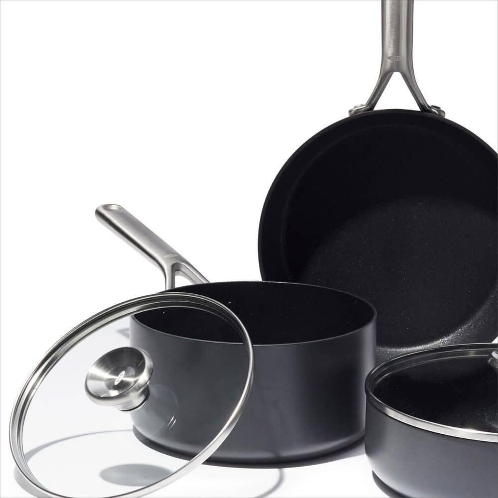 OXO OXO 5 Pieces Hard-Anodized Aluminium Non Stick Cookware Set