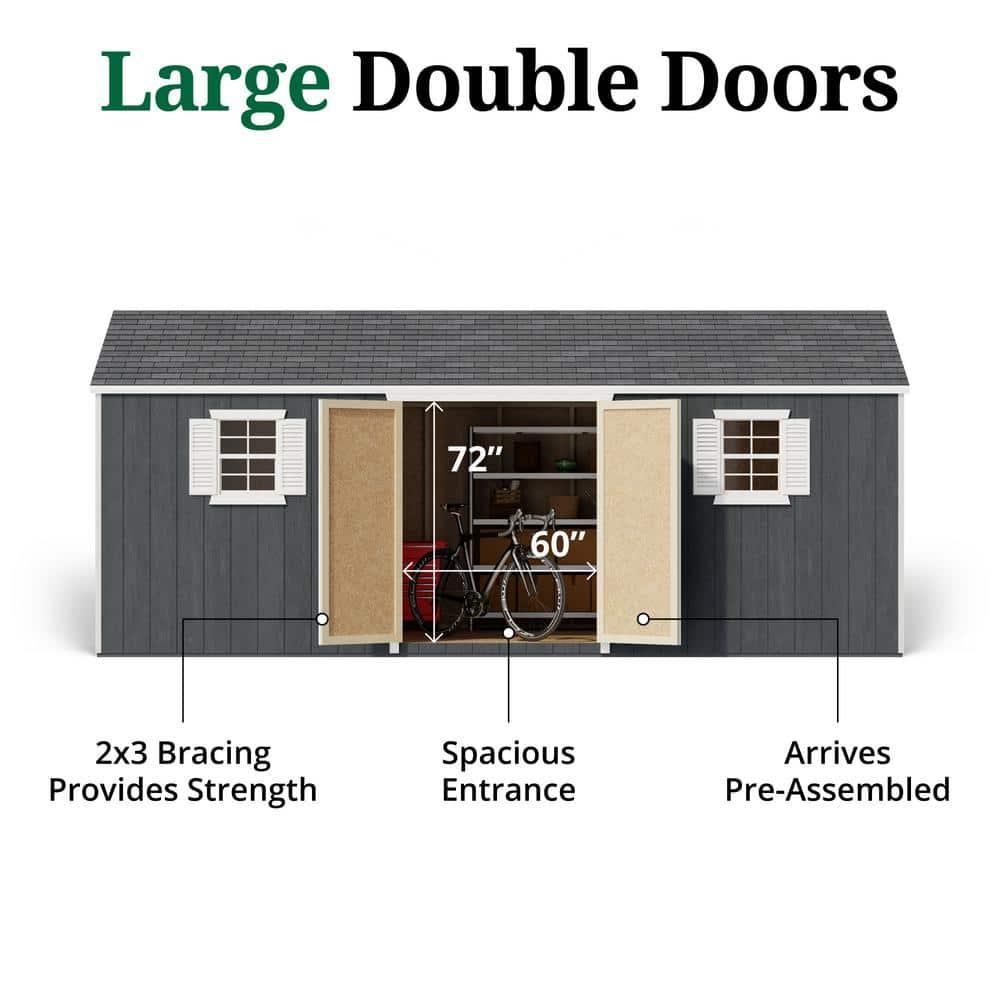 Value Workshop Outdoor Wood Storage Shed