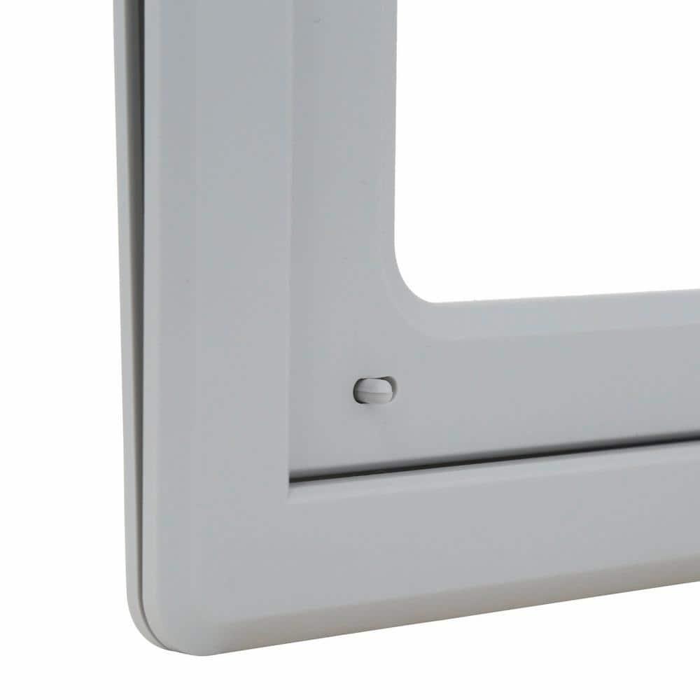 Ideal Pet Screen Fit Pet Door for Screen Doors with Clear Plastic Flap, Medium