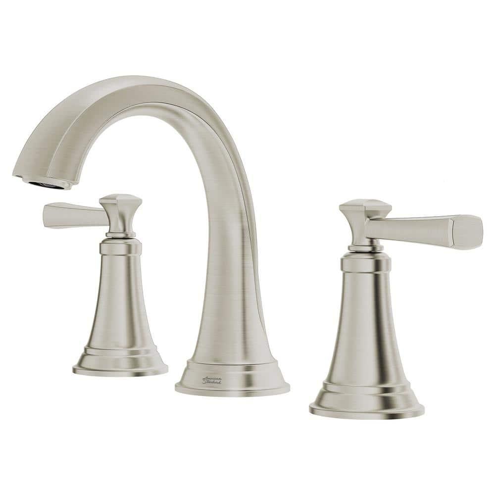 Glacier Bay Rumson 8 in. Widespread 2-Handle Bathroom Faucet in Brushed Nickel