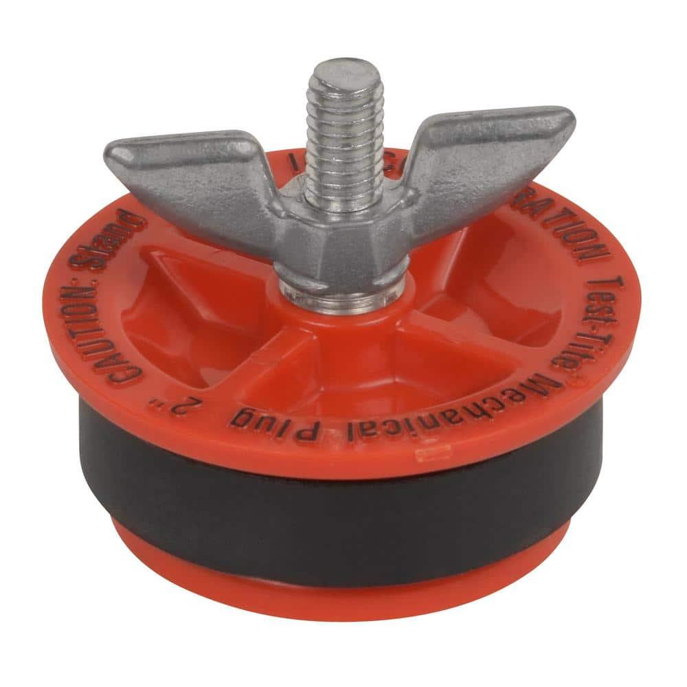 4-Inch Black and Red ABS Mechanical Test Plug