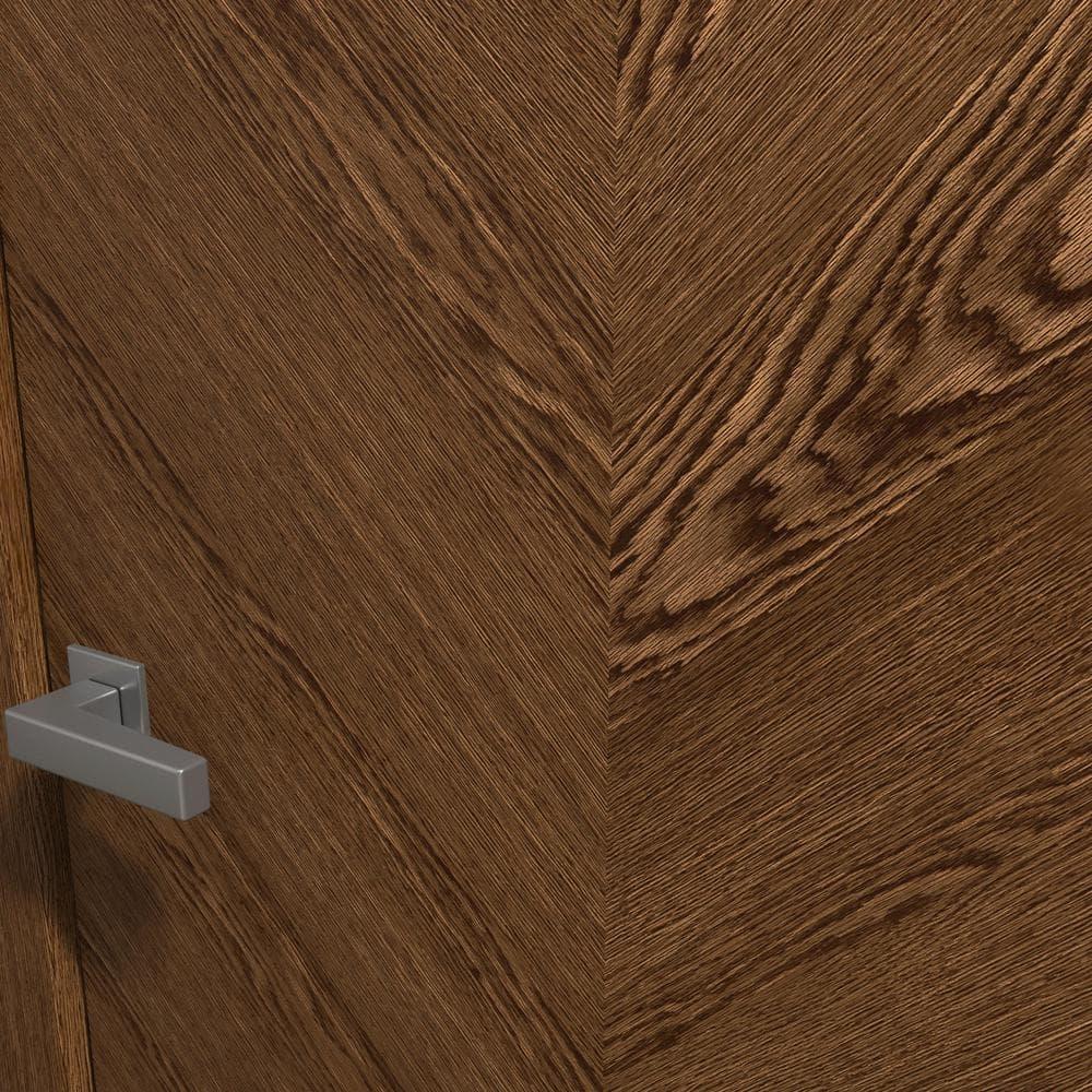 SARTODOORS Slab Door Panel | Ego 5005 | Wood Veneer Doors | Pocket Closet Sliding Barn