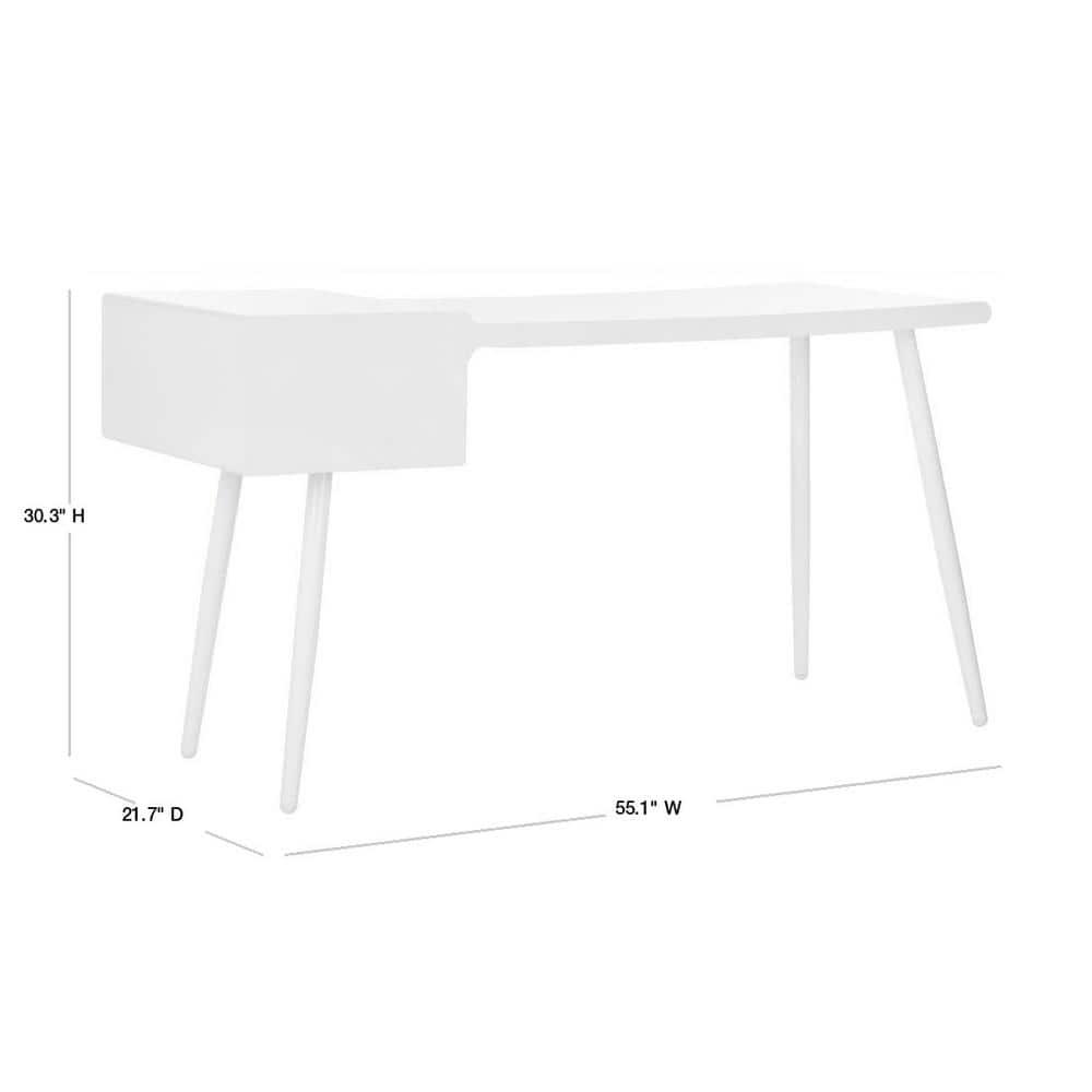 Ferli Desk - FOX2228 - White - Safavieh Couture