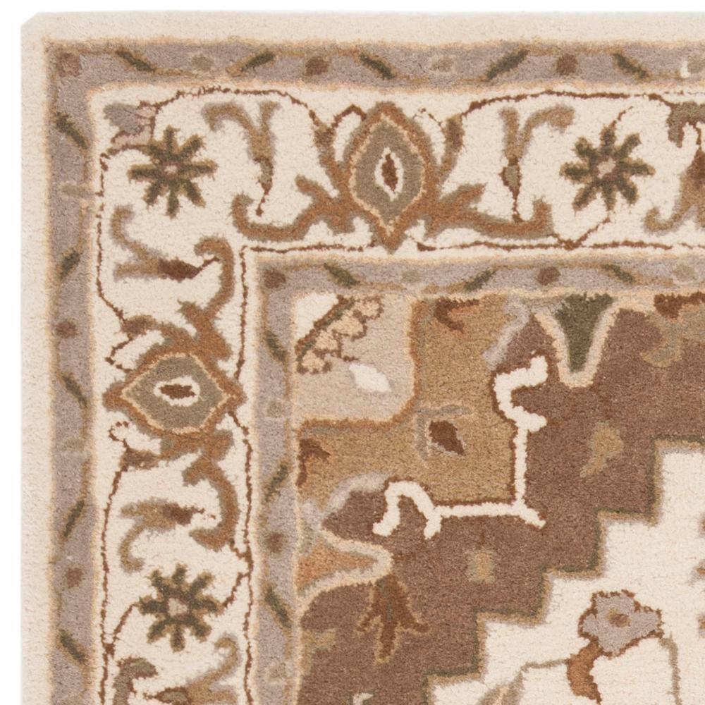 Royalty ROY700 Hand Tufted Indoor Accent Rug - 4'x6' - Beige/Sage - Safavieh