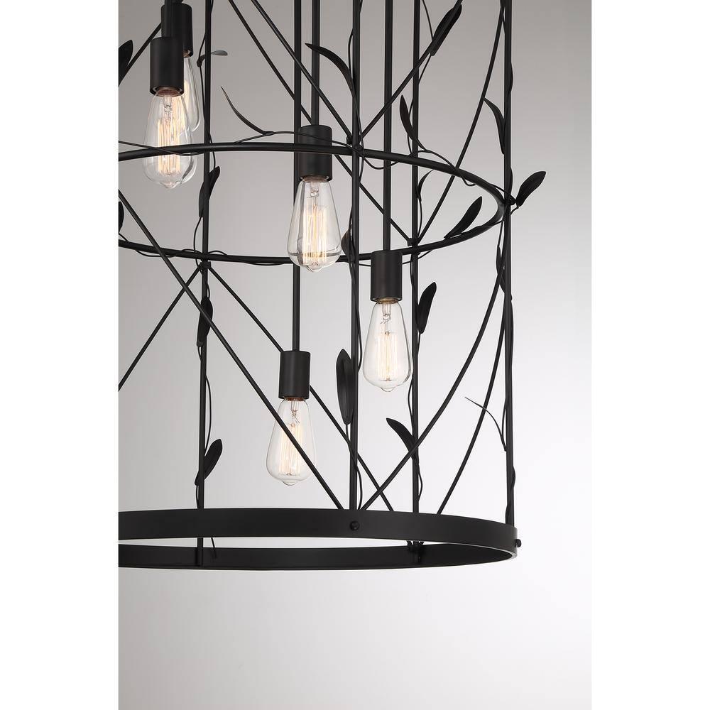 Savoy House Lexington 5-Light Pendant in Matte Black