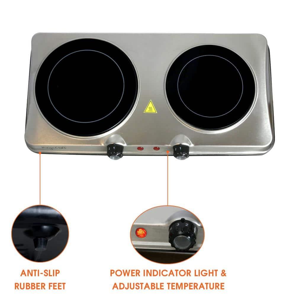 Mega Chef Mega Chef 1700 Watt Electric Double Hot Plate