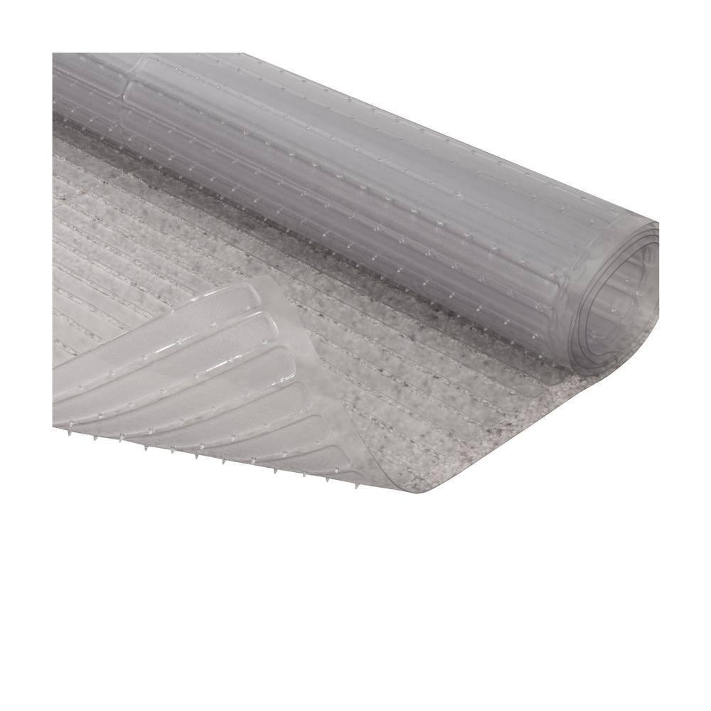 Resilia 27" x 6' Clear Vinyl Plastic Deep-Pile Floor Runner/Protector