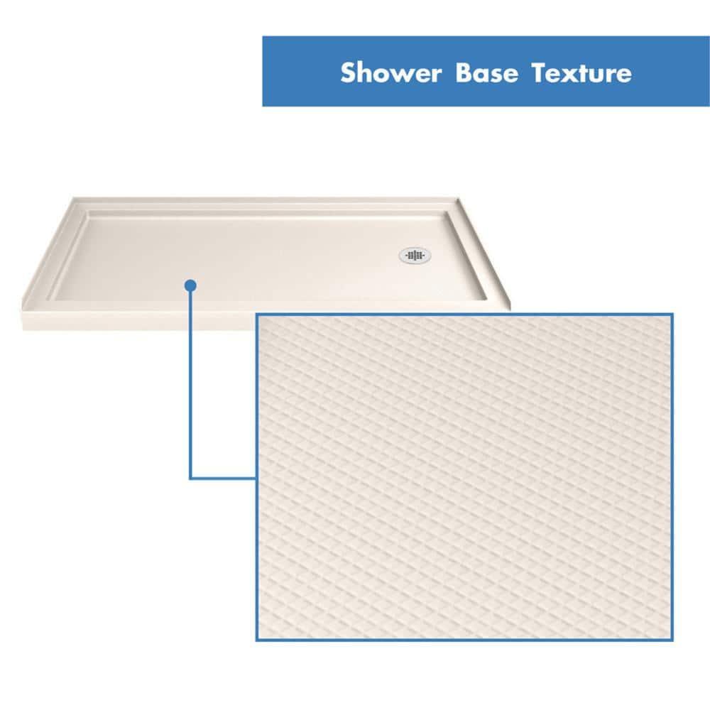 Charisma 60" W x 34" D x 78.75" H Frameless Rectangle Sliding Shower Enclosure with Base Included