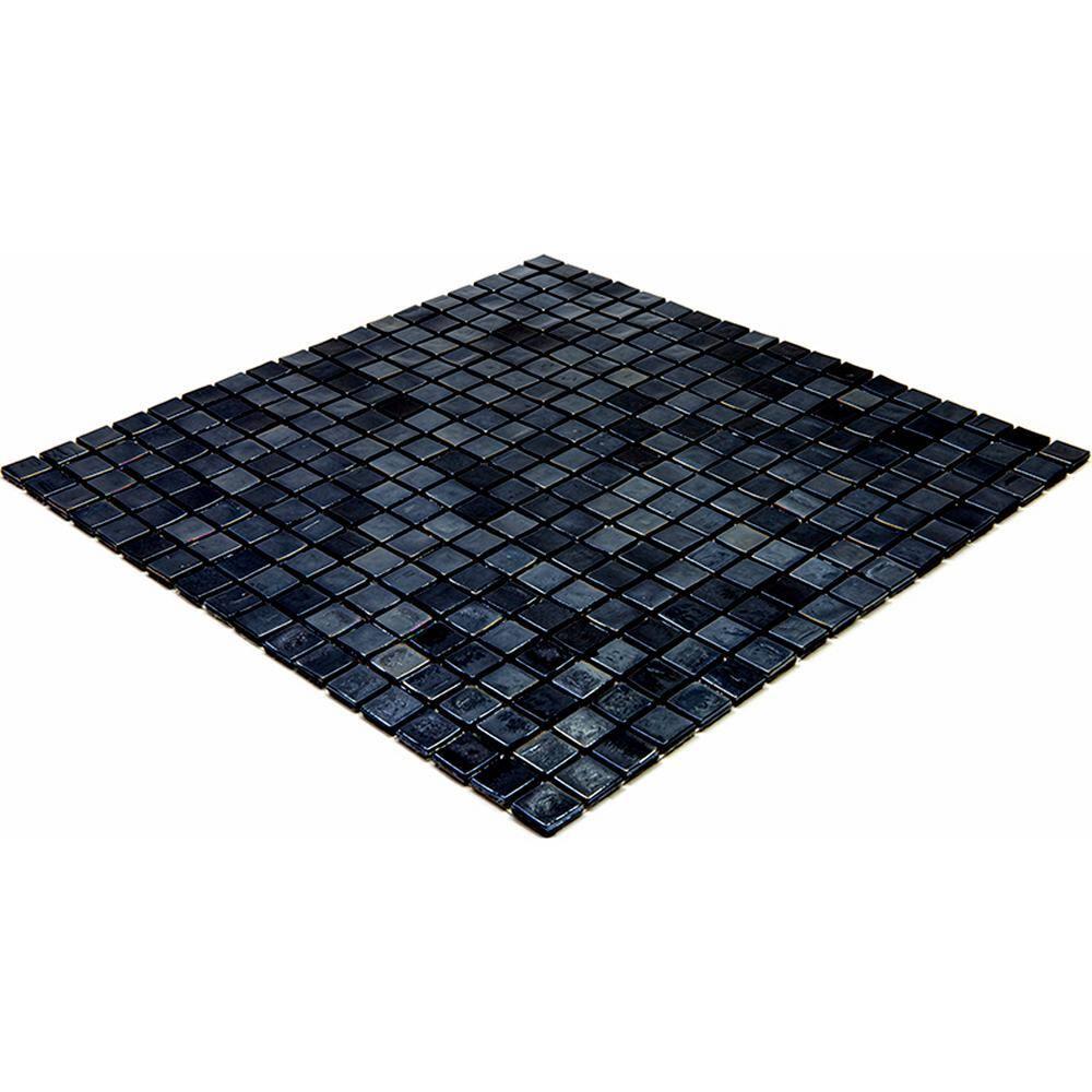 Skosh 0.6" x 0.6" Glass Grid Mosaic Wall & Floor Tile