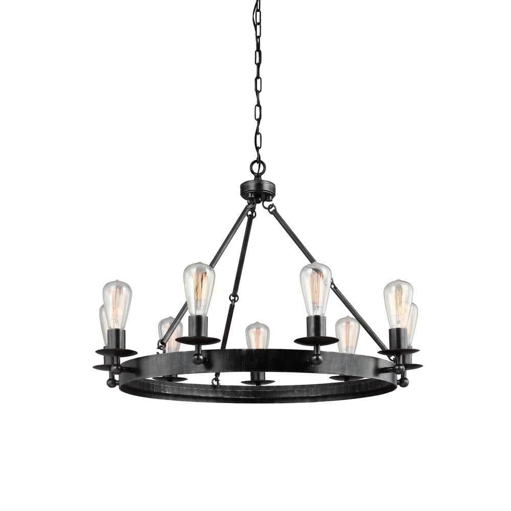 Rosswood Metal Chandelier (25"-31")