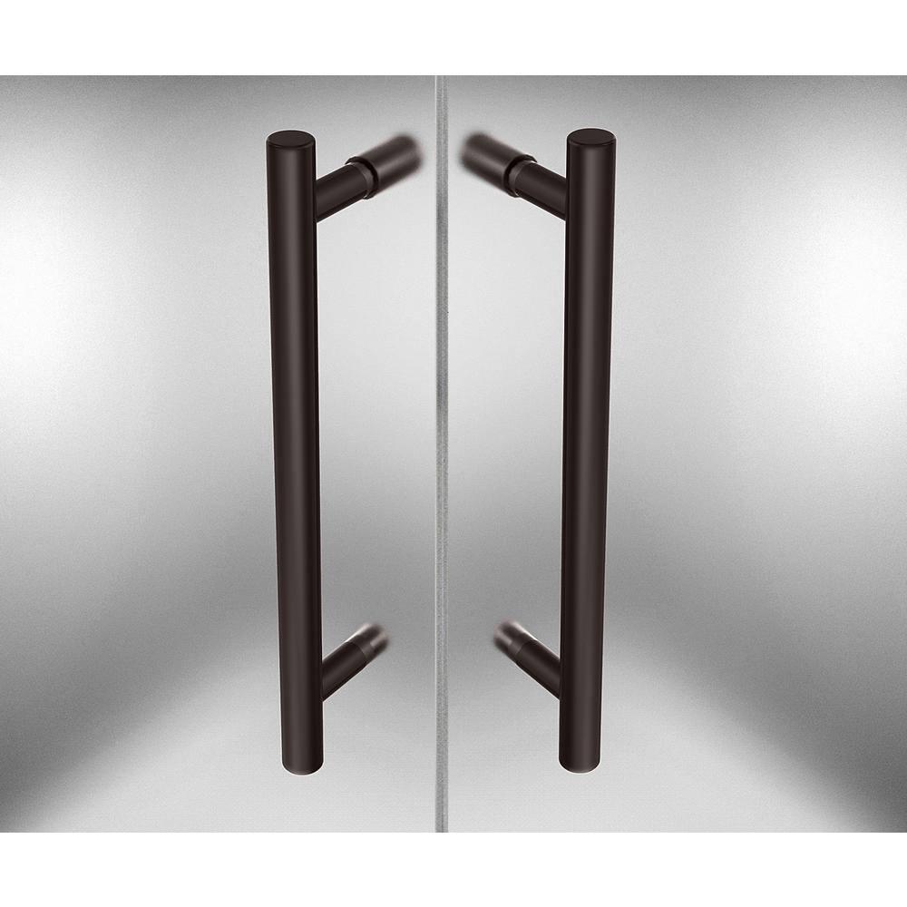 Aston SEN989F-32-NBR-10 Vanora Completely Frameless 32" x 72" Square Hinged Shower Enclosure