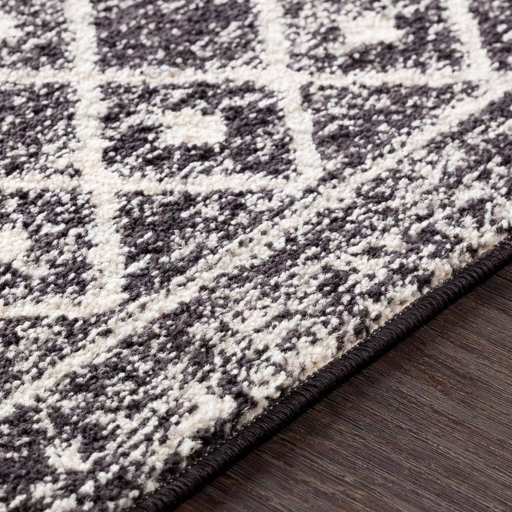 Livabliss Elaziz Global Area Rug,7'10" x 10'2",Black
