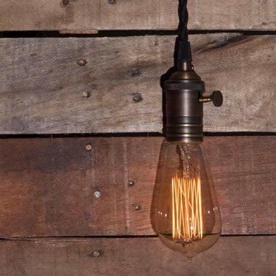 40 Watt Dimmable Nostalgic Edison Squirrel Cage-Style ST18 Light Bulb