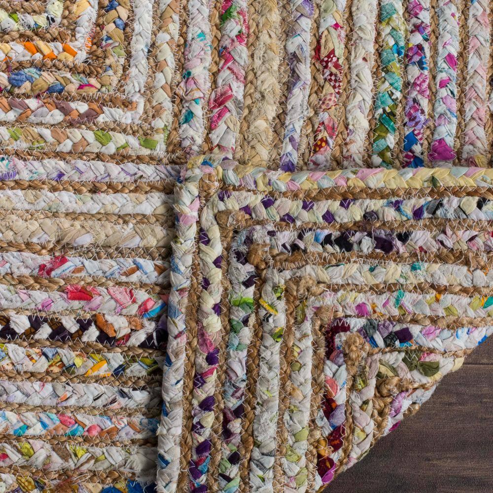 Cape Cod CAP202 Woven Indoor Area Rug - Beige/Multi - 7'x7' - Safavieh