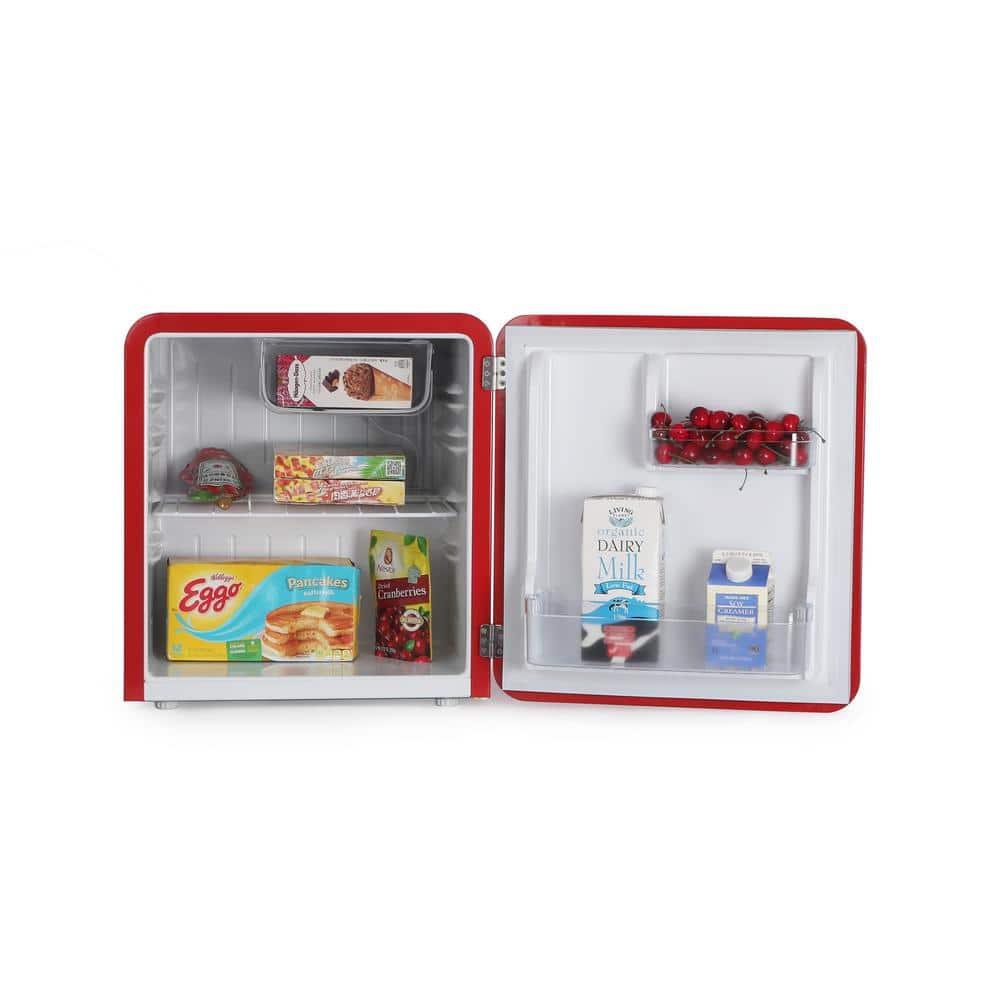 COMMERCIAL COOL Retro Refrigerator 1.6 Cu. Ft., Red