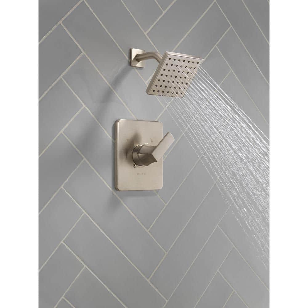 Velum Single-Function Shower Faucet Set, Valve Trim Kit, Shower Head and Handle Set