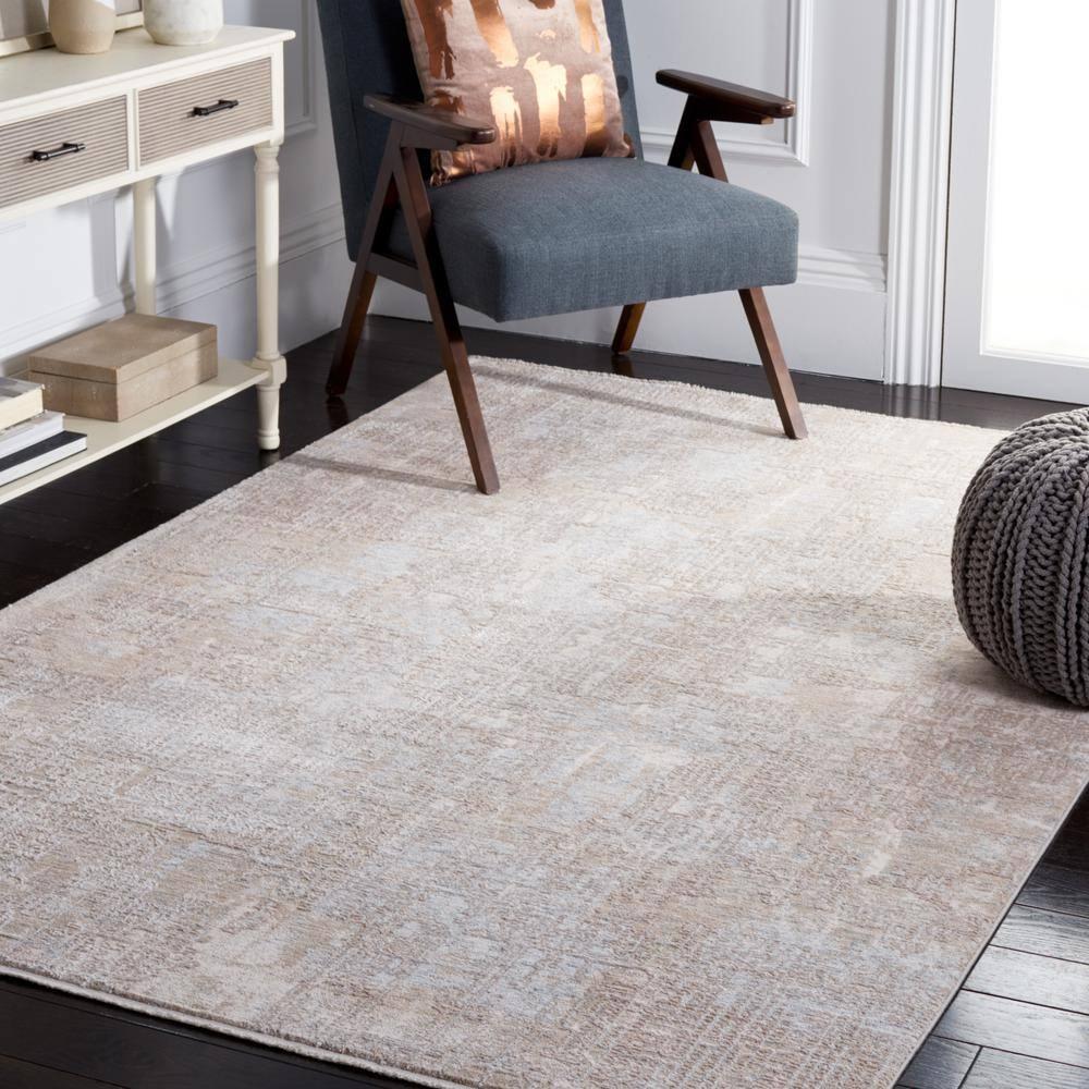 Marmara MRM314 Power Loomed Area Rug - Gray/Beige Blue - 5'x8'2" - Safavieh.