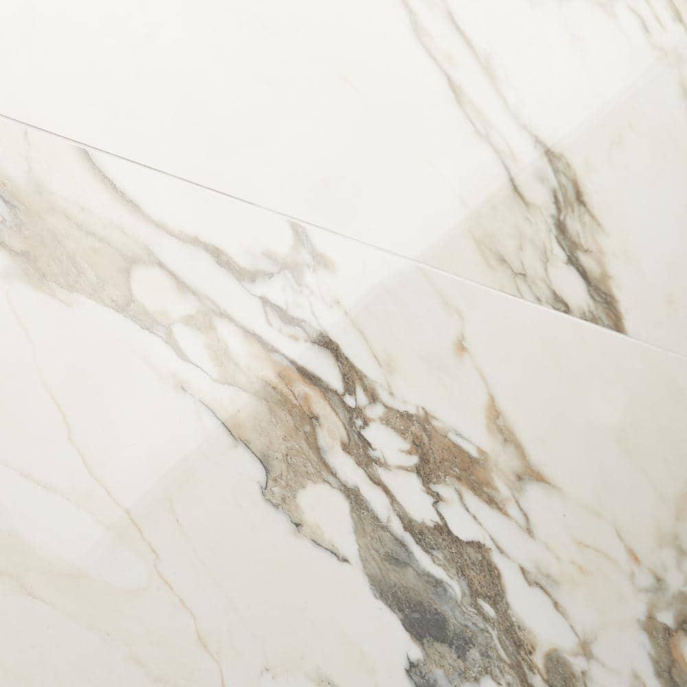 Bond Tile 24" x 47" Polished Marble Look Porcelain Floor and Wall Tile (15.5 Sq. Ft. / Case)